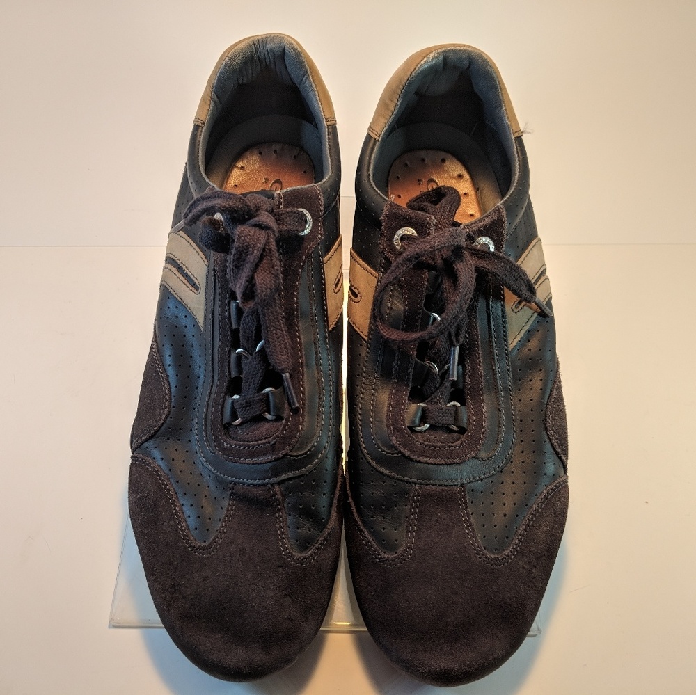 GEOX Leather Athletic Sneakers Men Eu45 US11